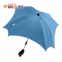 Slunečník, deštník  do kočárku Baby Nellys ® - modrý