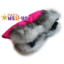Rukávník ke kočárku s kožešinkou Baby Nellys ® flees LUX Eskymo