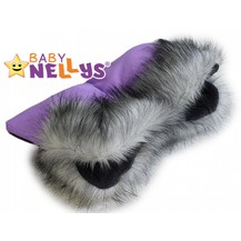 Rukávník ke kočárku s kožešinkou Baby Nellys ® flees LUX Eskymo