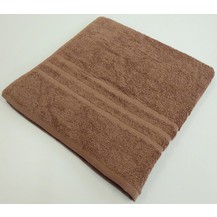 Froté ručník  jednobarevný 400g 50x100 cm (hnědá)
