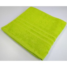 Froté ručník  jednobarevný 400g 50x100 cm žlutozelený