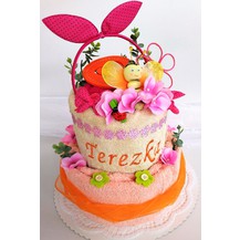 Veratex Textilní dort pro dívky se jménem/přezdívkou