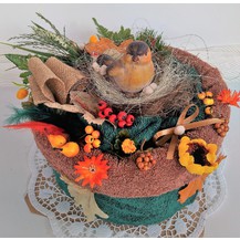 Veratex Textilní dort myslivecký - ptáček
