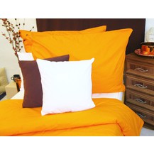 Bavlněný povlak na polštářek 35x45cm oranžová