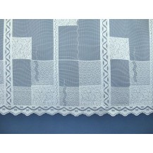 Záclona Kostky výška 40 cm (bílá)