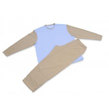 Pánské pyžamo 3121 béžová-modrá (  S)