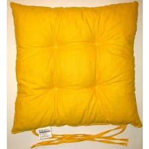 Sedák prošívaný  38x38 cm (žlutý)