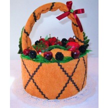 Textilní dort 2-K košík
