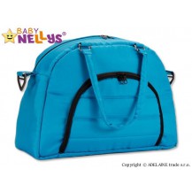 Taška na kočárek Baby Nellys ® ADELA LUX - modrá/tyrkysová